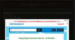 Desktop Screenshot of portal.war-forum.net